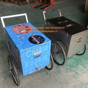 China remorque snack crepe/waffles, mobile food carts food truck shaved ice cart, electric tricycle food cart