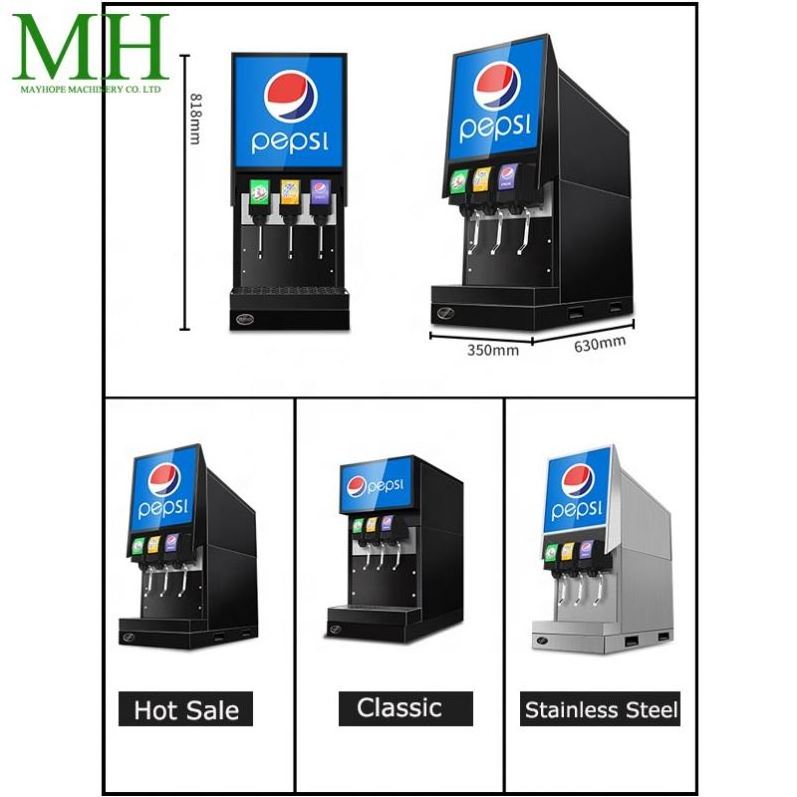 automatic snack soda drinks vending machine Cola Fountain Machine machine with Multi 6 Flavor