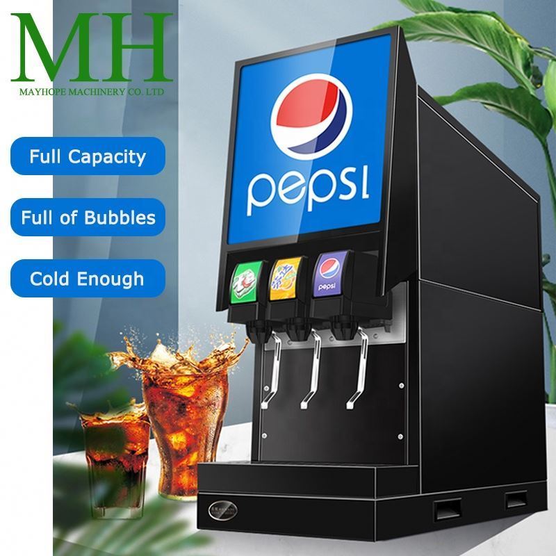 automatic snack soda drinks vending machine Cola Fountain Machine machine with Multi 6 Flavor