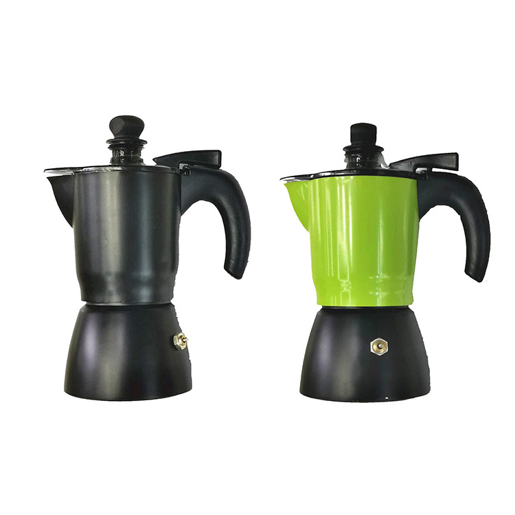 Coffee Maker Aluminum Mocha Espresso Percolator Pot Coffee Maker Moka Pot 1cup/3cup/6cup/12cup Stovetop Coffee Maker