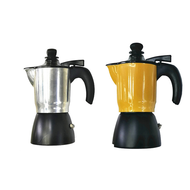 Coffee Maker Aluminum Mocha Espresso Percolator Pot Coffee Maker Moka Pot 1cup/3cup/6cup/12cup Stovetop Coffee Maker