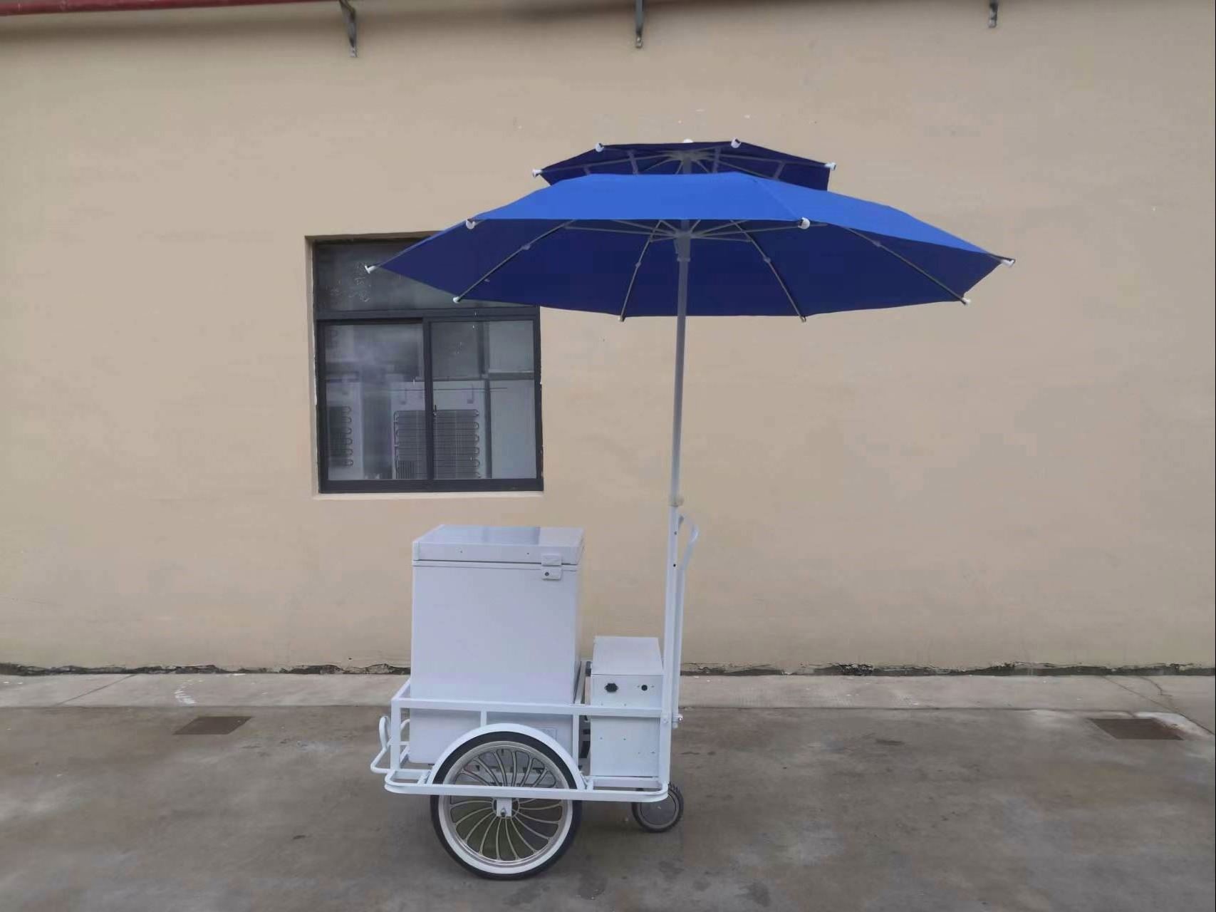 2023 hot selling factory outlet multipurpose mobile electric fast food snack beverage drinks tricycle pedicab three-wheeler