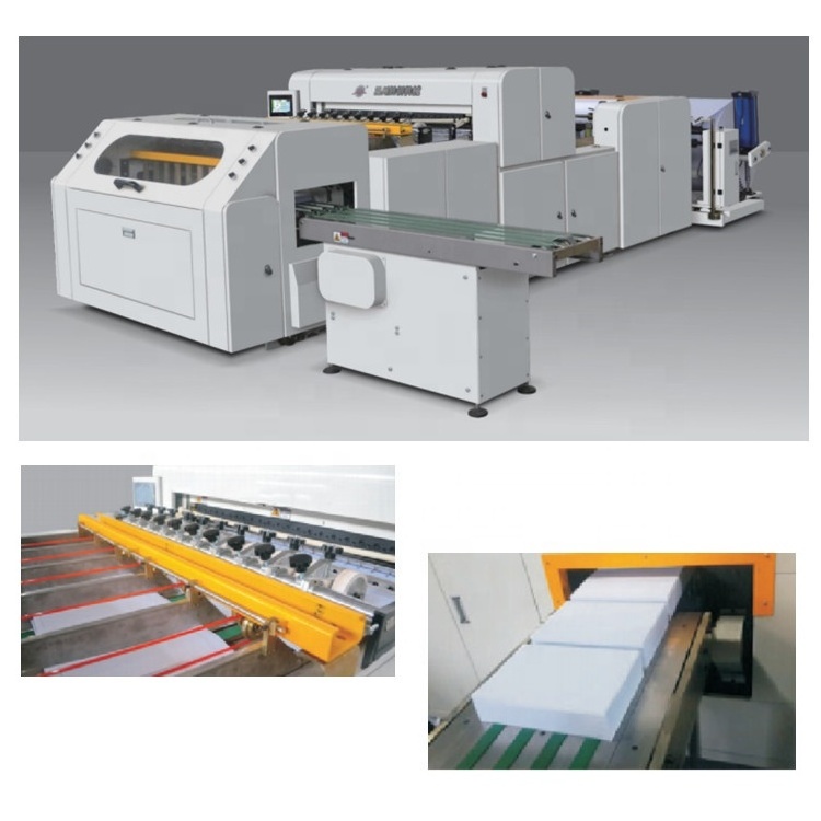 2 Rolls A4 Size Paper Making Machine Paper Sheet Cutting And Packaging machine