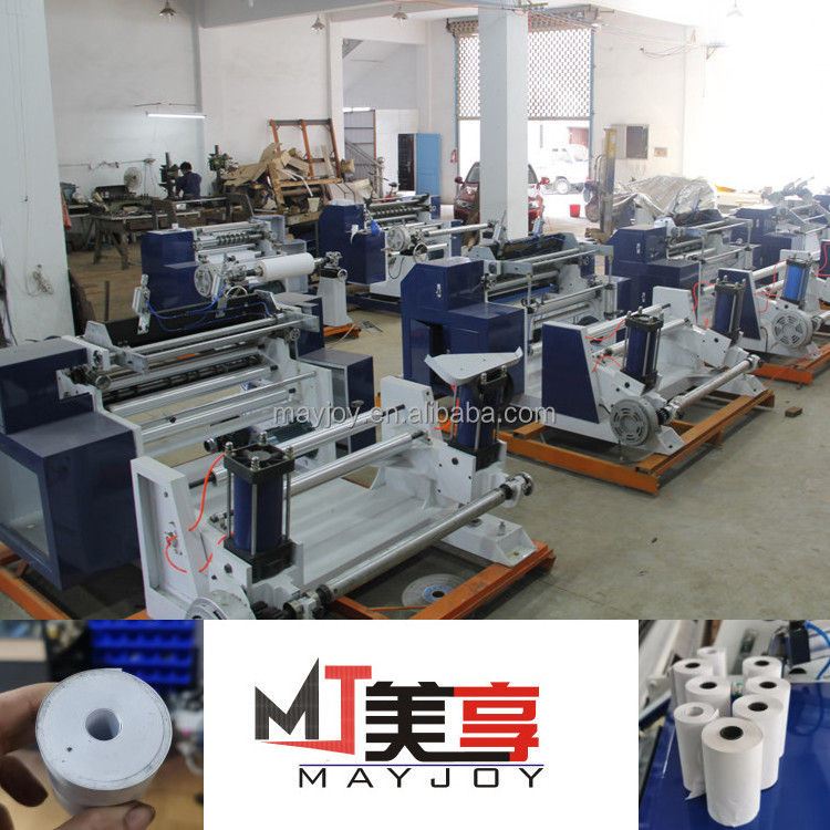 Automatic cash register paper roll rewinding machine thermal paper slitting machine used for ATM