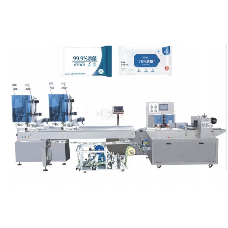 Stainless Steel 304 Wet wipes manufacturing machine/wet wipes machinery production line 5-30 pcs per Bag