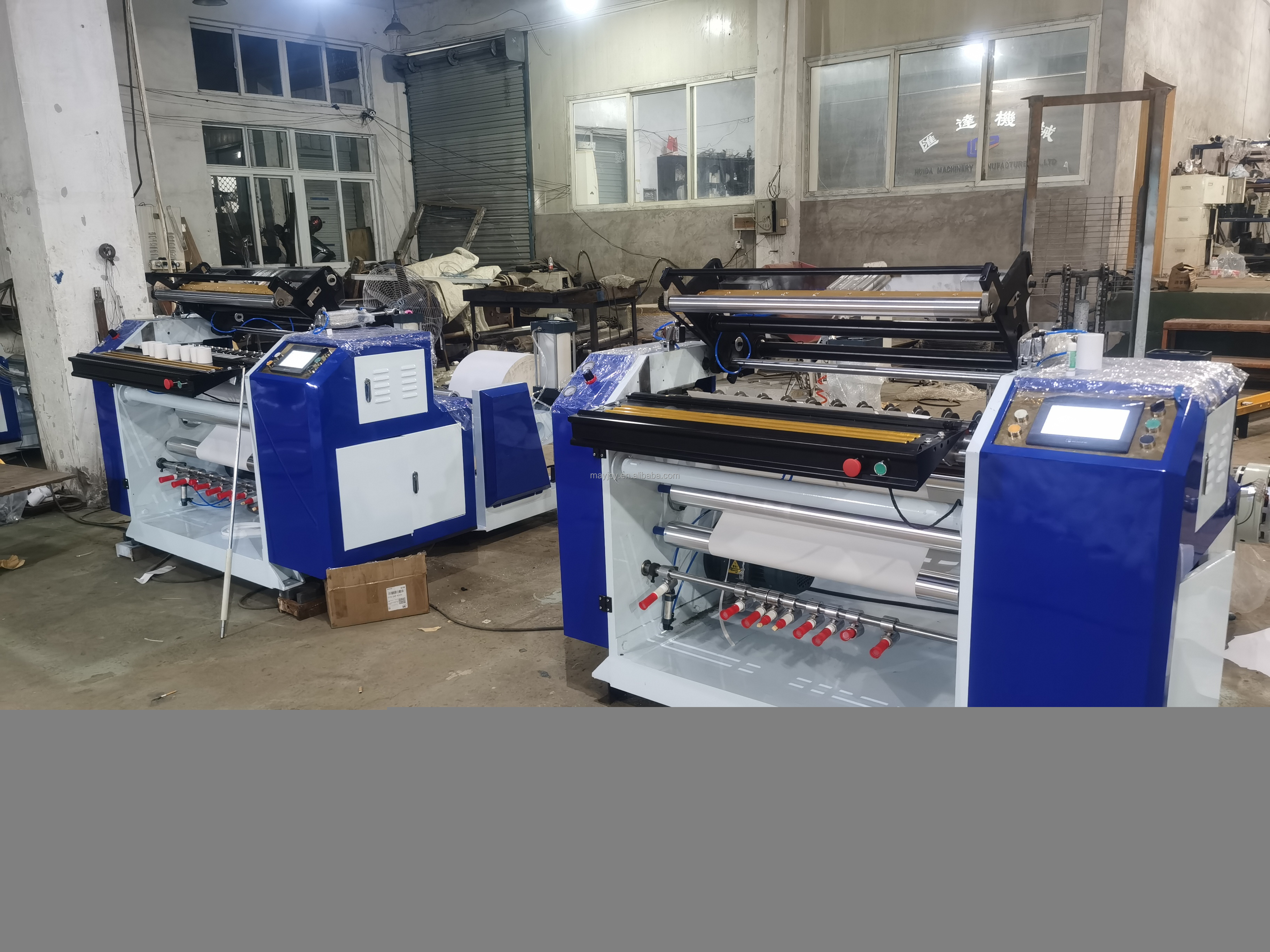 Automatic cash register paper roll rewinding machine thermal paper slitting machine used for ATM