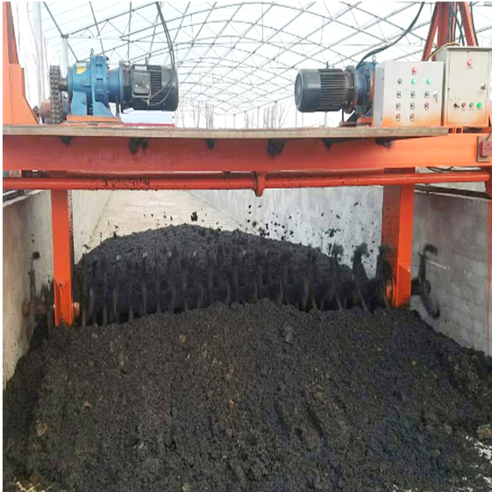 Fermentation bed compost turner (whatsapp:008618137186858)