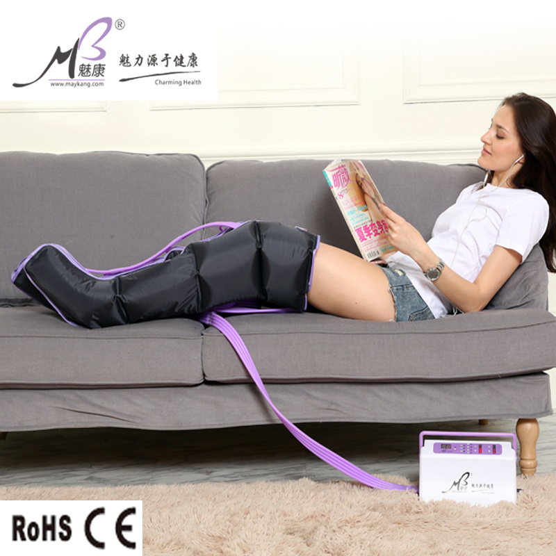 Home Use Lymph Lymphatic Drainage Air Compression Leg Massager Equipment Pressotherapy Machine