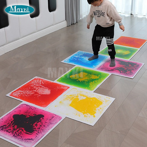 Interactive Hopscotch Sensory Liquid Gel Floor Tiles for kids