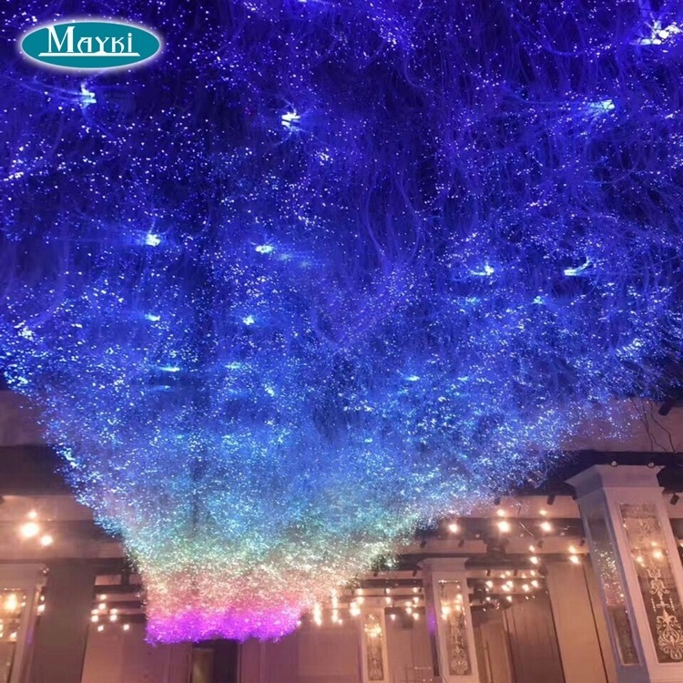 32W RGBW DMX Control Light Romantic Fiber Optic Cloud Sea Light For Bar Decoration