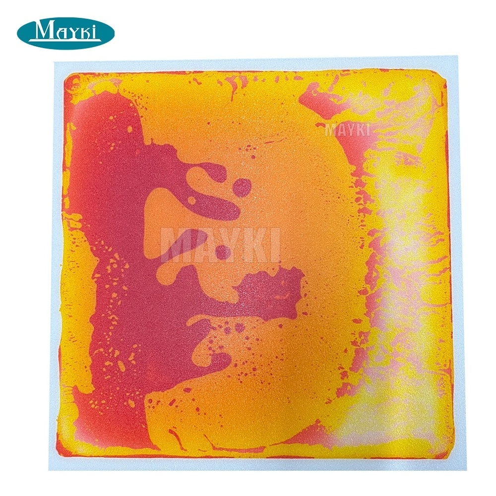 Educational Toys Dynamic  Liquid Mat Floor Set Tiles Custom Kids Play  Liquid Sensory Floor Tiles