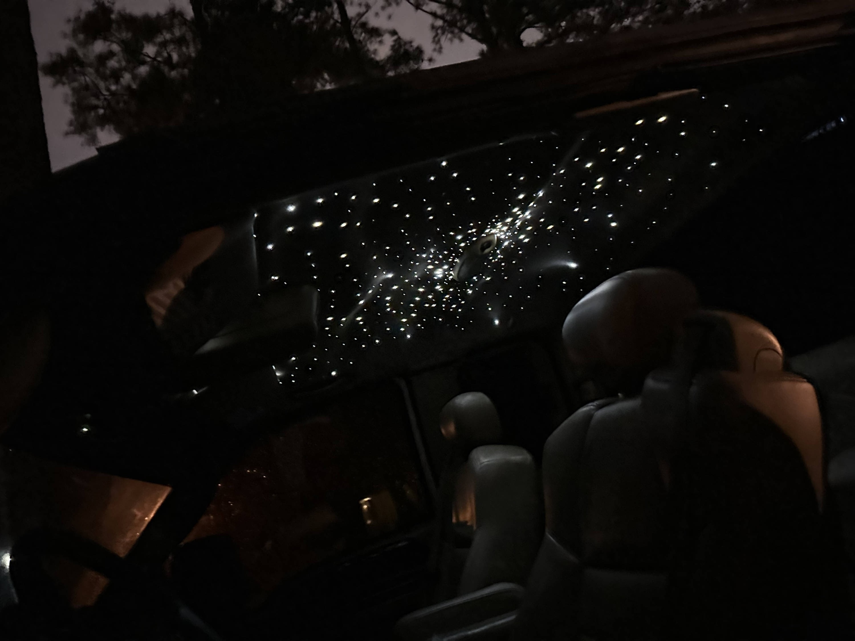 Twinkle RGBW App Control Car Roof Star Ceiling Kit 1100 Star Premium Starlight Headliner for Vans