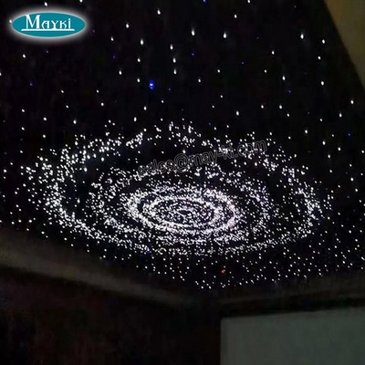 60*60cm acoustic black star ceiling panels fiber already made tiles optic fiber star ceiling light