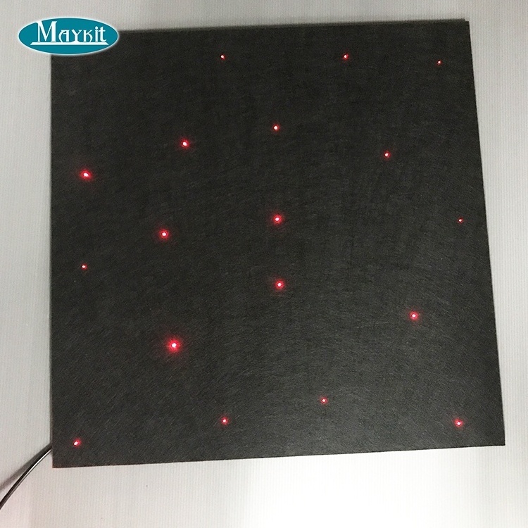 Star Ceiling LED Panels RGB Fiber Optic Polyester Acoustiic Home Theater Starlight Ceiling Panel