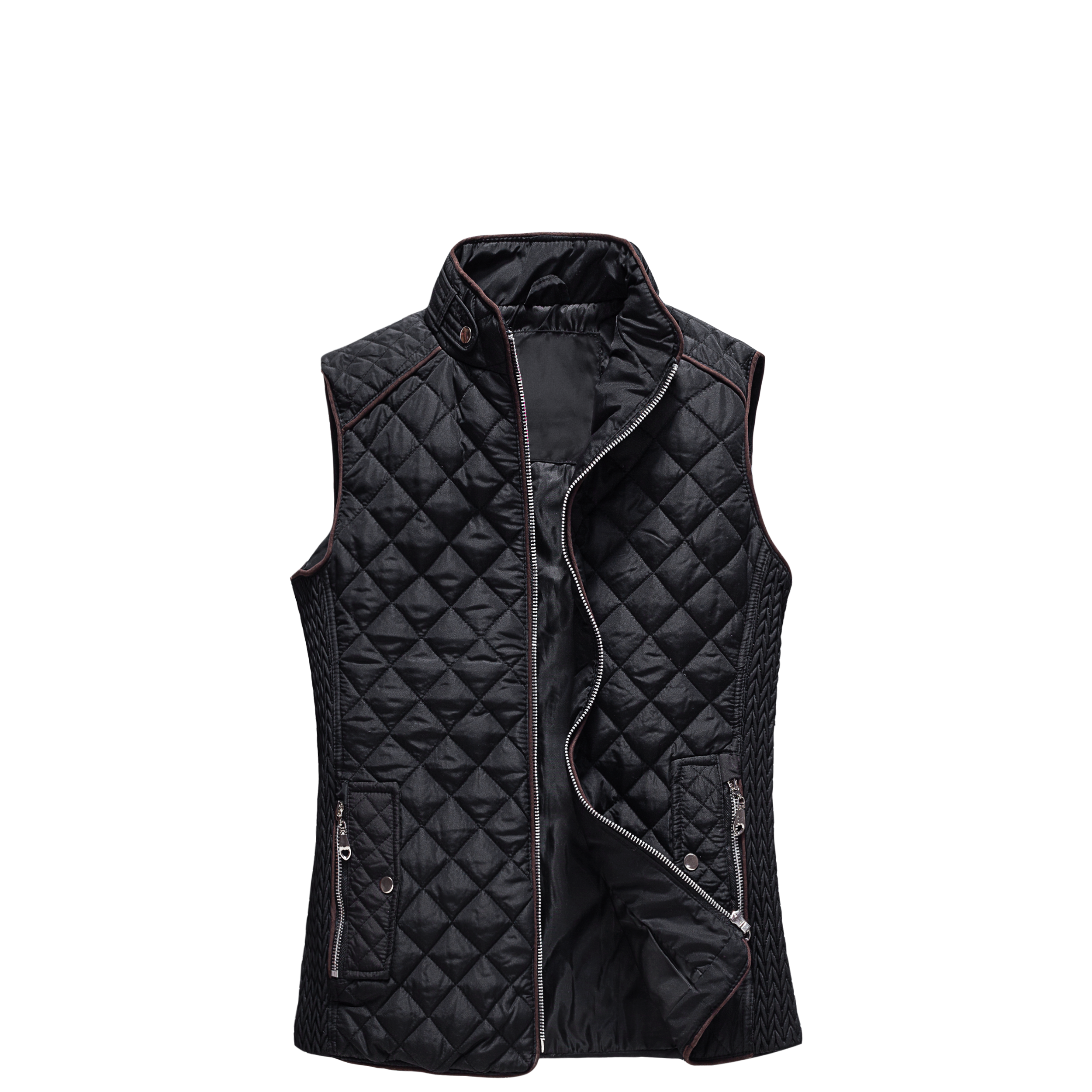 Wholesale Woman Quilted Vest Lady Sleeveless Jacket Puffer Vest