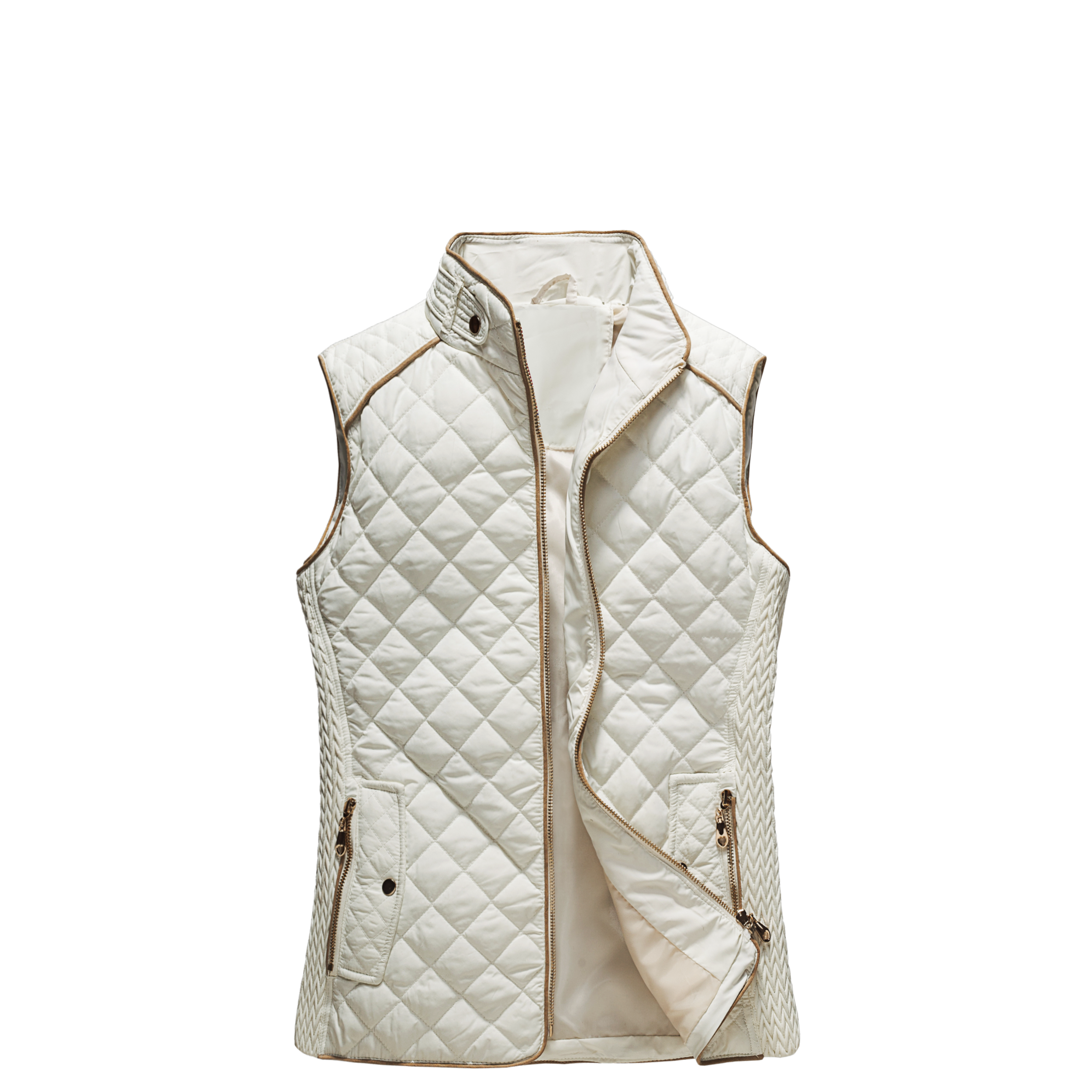 Wholesale Woman Quilted Vest Lady Sleeveless Jacket Puffer Vest