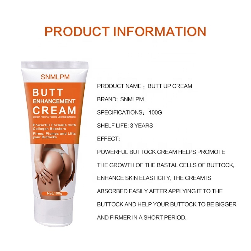 SNMLPM Butt Enhancement Cream for Butt Lift Private Label  Hip Up Massage Cream For Women Butt Enhancement