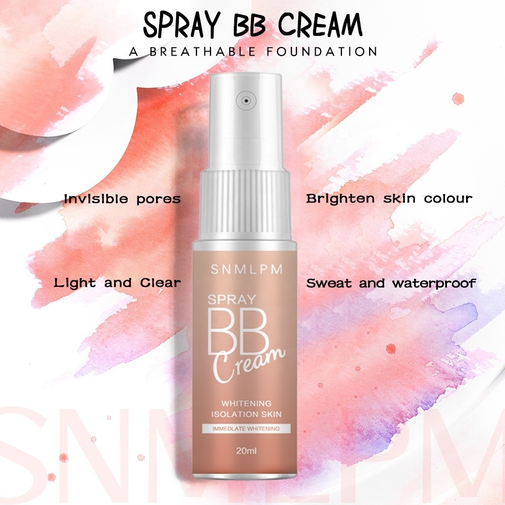 SNMLPM Waterproof Portable Moisturizer Hydrating Air Cushion BB Cream Spray Ladies Foundation