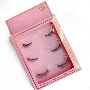 Strip Lashes 3D Half False Eyelashes Best Quality Half Strip Lashes Russian Eyelashes For Small Eyes