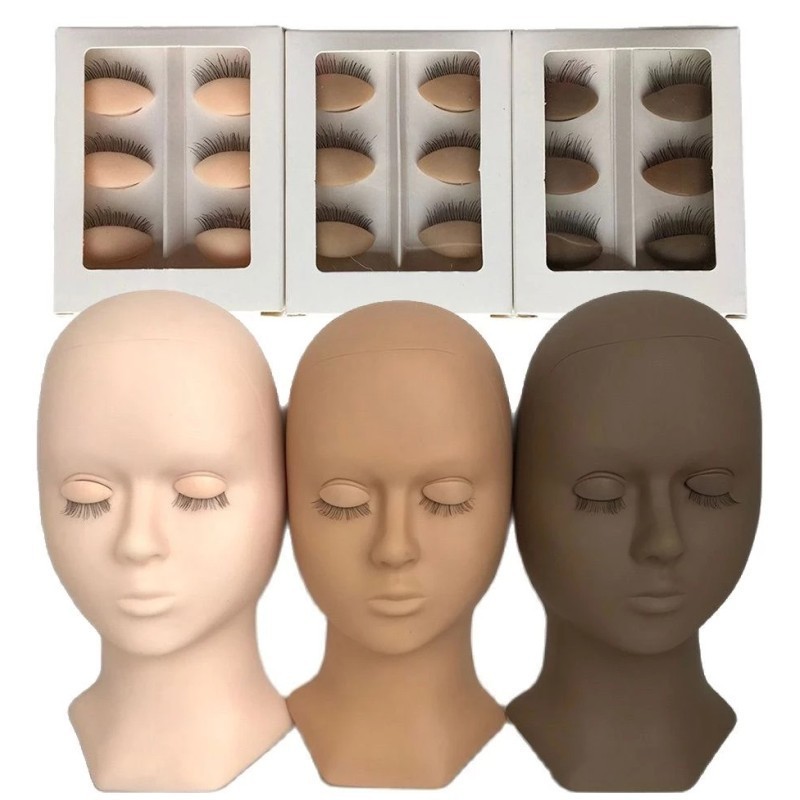 New Style High Quality Hot Selling Lash Practice Kit Wholesale Lash Mannequin Head for Lash Extension