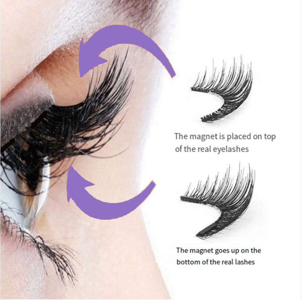 Magnetic Lashes 3D Wholesale Magnetic Eyelashes Magnetic Lashes No Glue