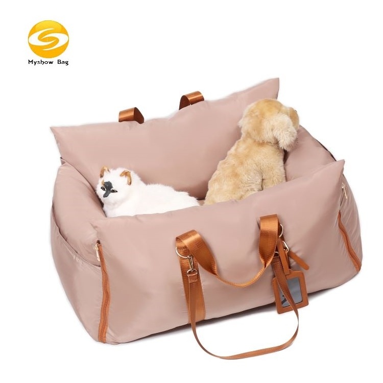 Hot selling luxury designer Pet carrier dog  car seat sleeping bed house for cat