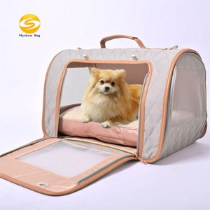 Factory new foldable traveling Large Capacity cat Dog purse Bag Pet Carrier