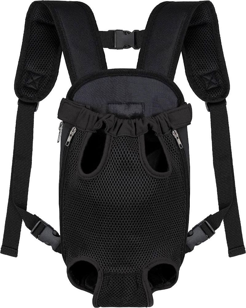 Pet Backpack Adjustable Dog Cat Front Carrier Ventilated Chest Carrier Hiking Camping Travel Sling bag