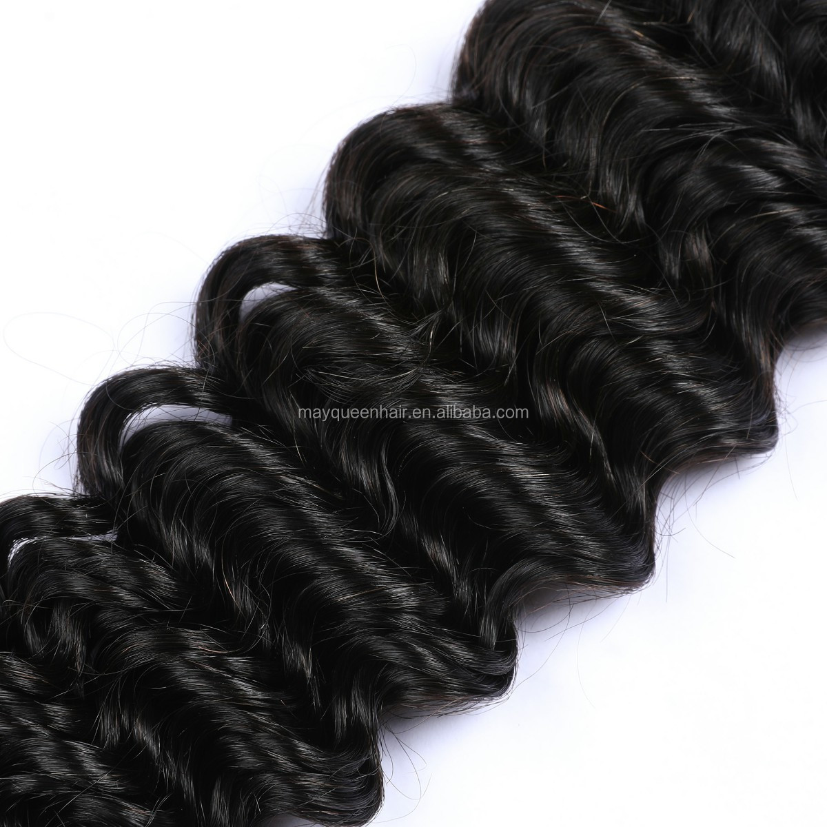 Unprocessed Original Ali Grace Hair Deep Wave Brazilian Hair Remy Bundle One Donor Deep Curly Hair