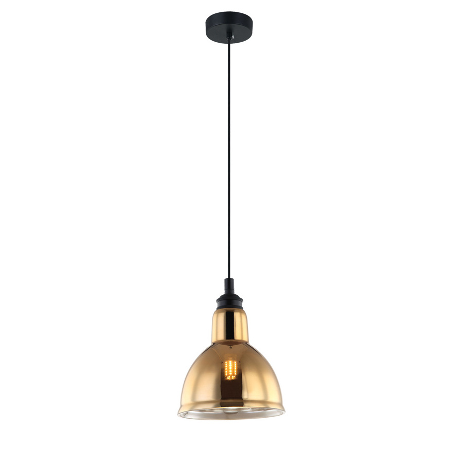 Modern Gold Round Glass G9 Base Pendant Light Loft Hang Lamp Lamp Kitchen Light Ceiling Chandelier