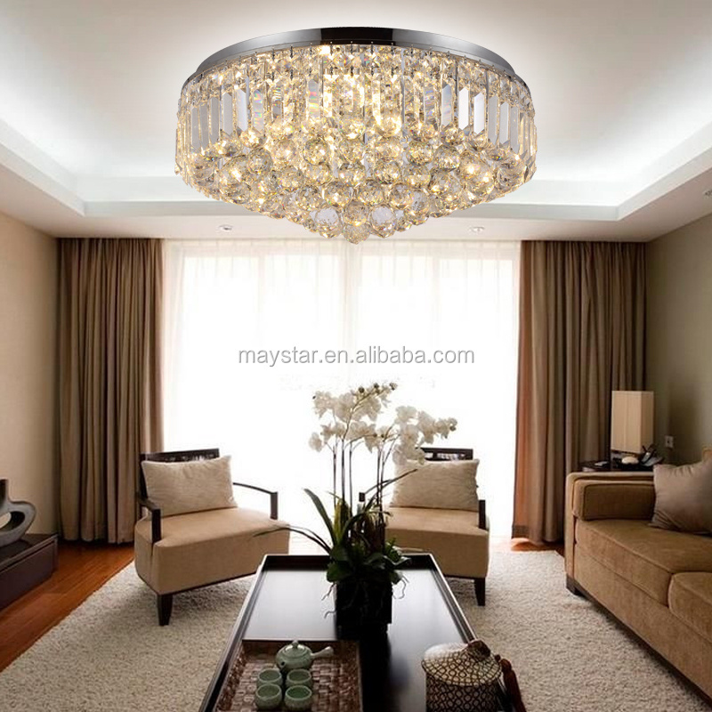 Modern Ceiling Decoration Light 80 G9 Bulb Amber Crystal Contemporary 80 70 Auto CAD Layout 4000 Ceiling Light