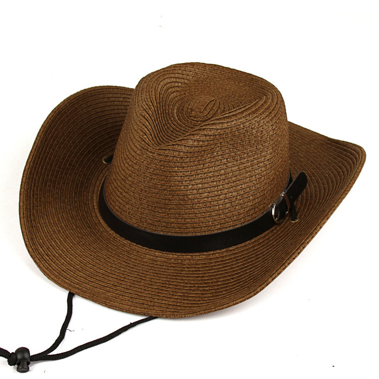 New designers Fashion light up straw cowboy hats unisex in stocks for sale