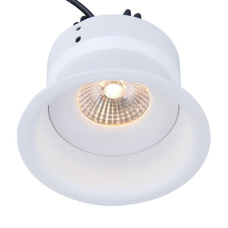 Modern Ceiling Recessed Aluminum Round Anti-glare LED Down Light For Living Room Bedroom Office Downlight