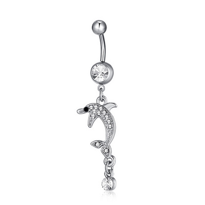 dolphin Belly Button Rings  Piercing Jewelry Navel ring Fashion Body Jewelry