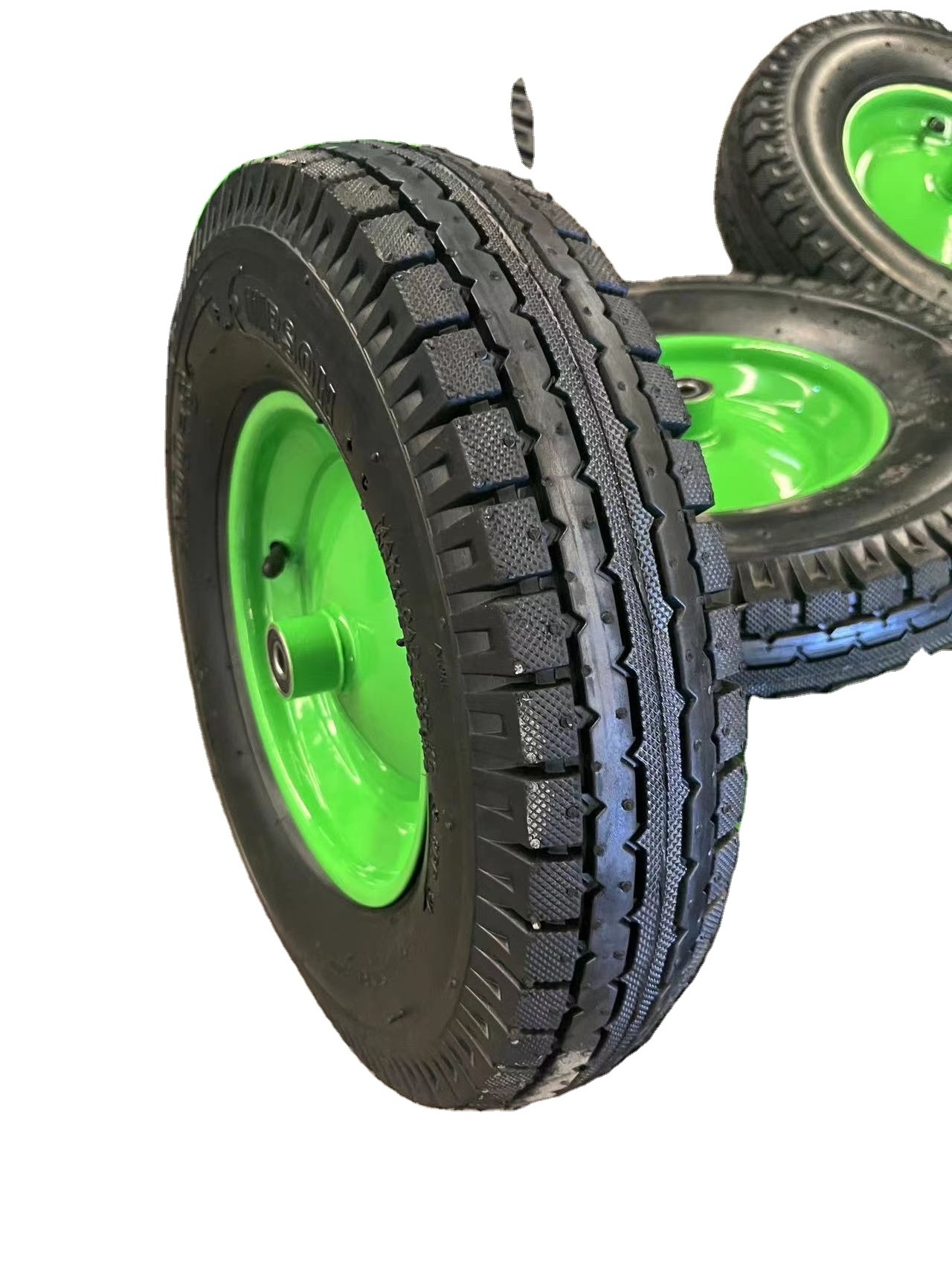 PU foam filled wheels small soft rubber wheels trolley tires for Wheelbarrow