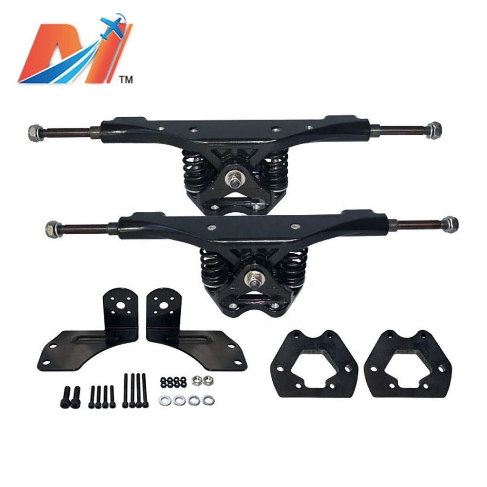 Maytech mountain board trucks with mount and shock spacer for electric mountain board kit off road skate board