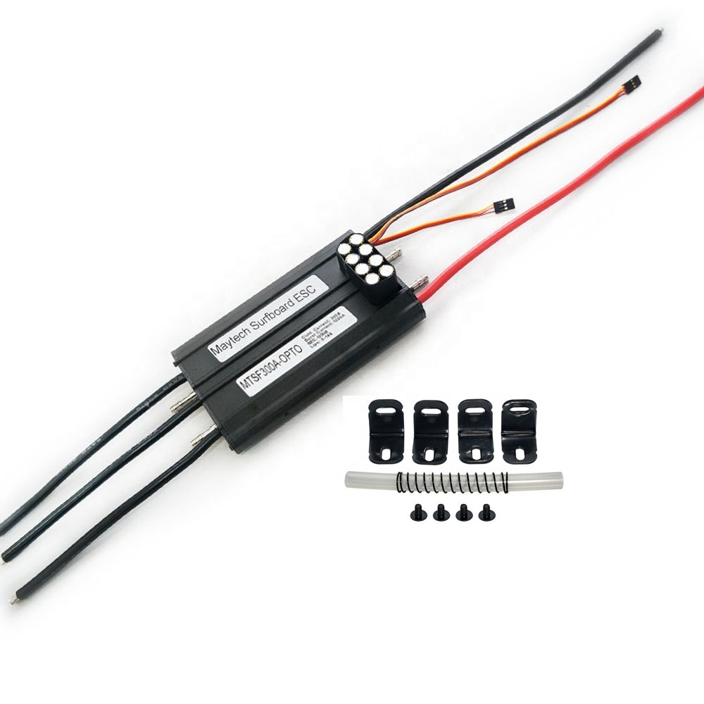 Maytech Water-cooled 300A ESC with Progcard Electric Speed Controller 1000A Burst Current for Motorized Surfboard Water Sports