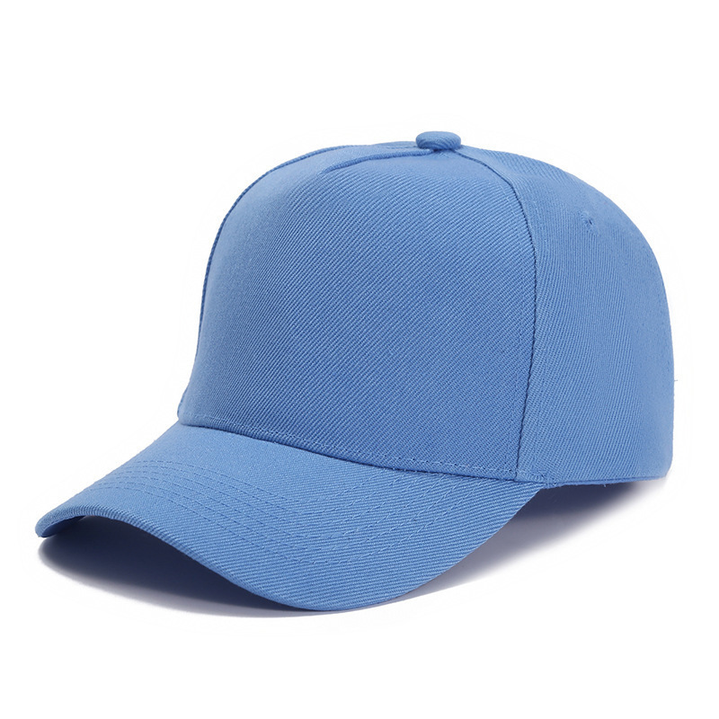 Five pieces of imitation Mao Qing baseball cap printed with solid color logo embroidered baseball cap sports cap.