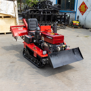 25HP Powerful crawler ridging plow ditcher small farm cultivator rotary tiller for sale