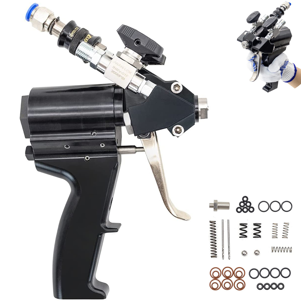 P2 Spray Gun For Pu Foam Polyurethane Spraying And Polyurea Spraying