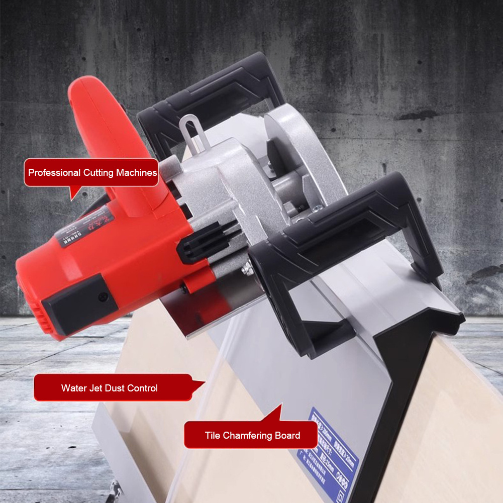 Hot Selling Electric Tile Bevel Cutter with Saw Blade for Ceramic Tile 45 Degree Chamfering Tools