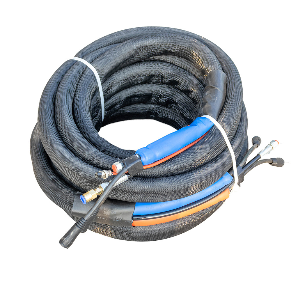 Polyurethane heating hose for PU foam insulation spray machine