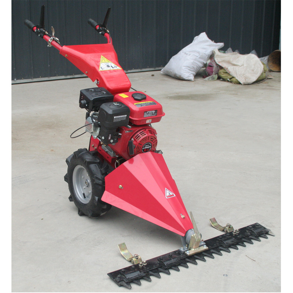 China High Quality Walking Behind Mower Grass Cutter Mini Gasoline Cutting Grass Machine Sickle Bar Mower