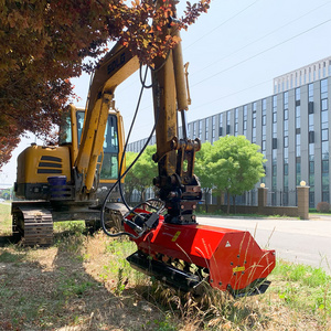 Flail Mower for Mini Excavator Hydraulic Grass Cutter