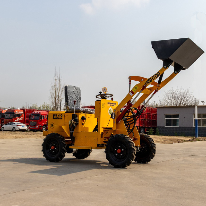 Earth Moving Machinery Cheap Electric Small Mini Towable Backhoe Loader Excavator