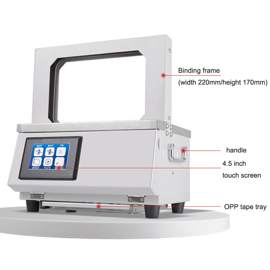 Automatic Banding Tools Twist Tie Machine OPP Film and Paper Strapping Machine