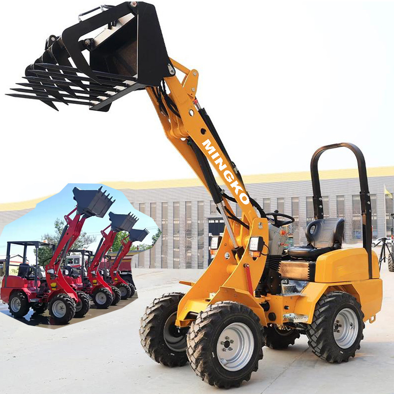 Hot sale  farm construction compact small mini skid steer loader