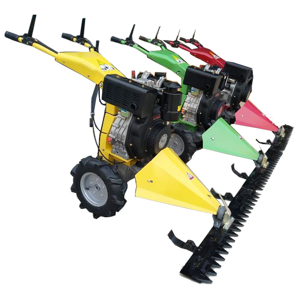 China High Quality Walking Behind Mower Grass Cutter Mini Gasoline Cutting Grass Machine Sickle Bar Mower