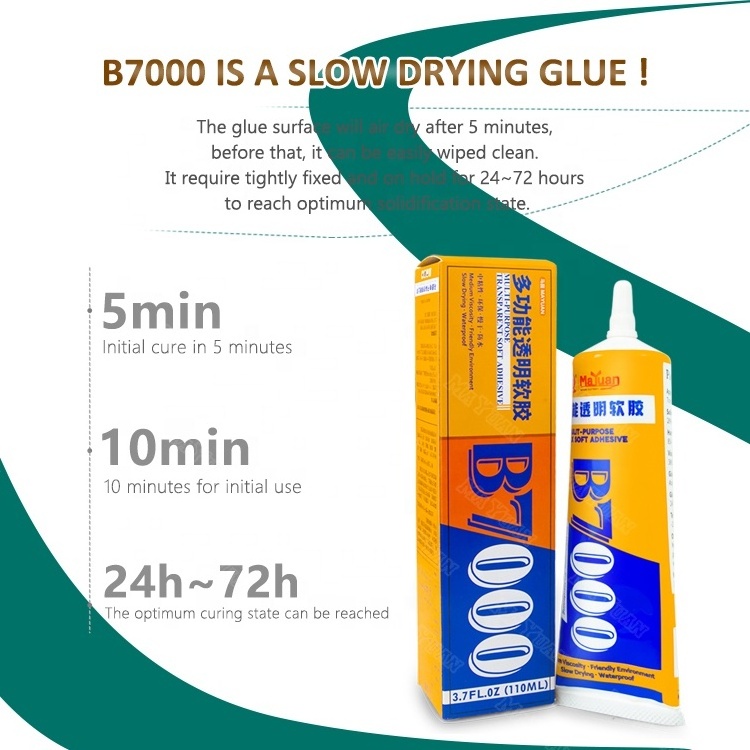 Mayuan Universal Transparent Waterproof B7000 Repair Glue for Mobile Phone LCD Touch Screen DIY Plastic Glass Adhesive 15 50 110