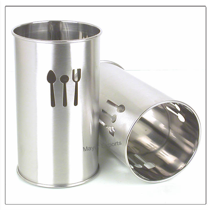 Stainless Steel Kitchen Tool Holder Metal Utensil Holder